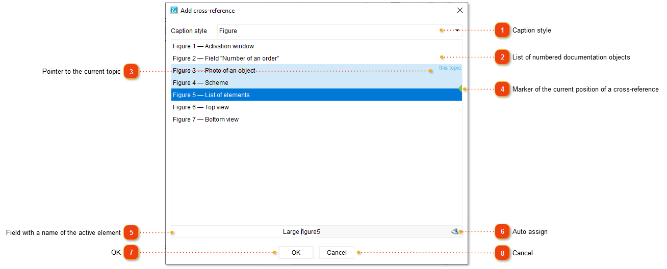 Inserting cross-references