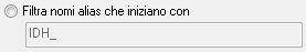 1. Filtra nomi alias che iniziano con