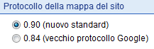 2. Protocollo della mappa del sito