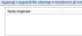 6. Elenco di file sitemap aggiuntivi