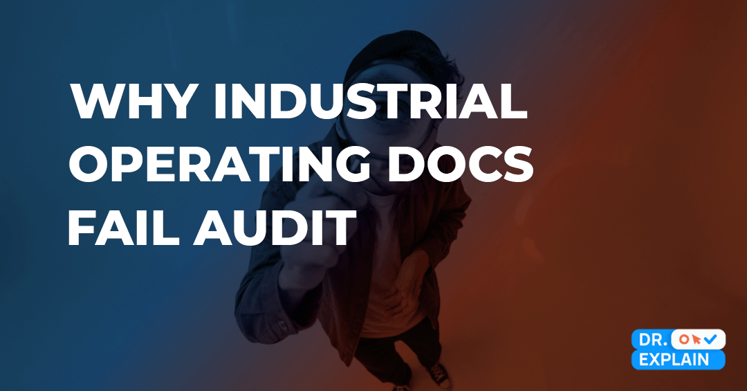 Why Industrial Operating Documentation Fails Audit: Evidence Gaps, Maintenance Records, and How to Prepare for Inspection Why Industrial Operating Documentation Fails Audit: Evidence Gaps, Maintenance Records, and How to Prepare for Inspection