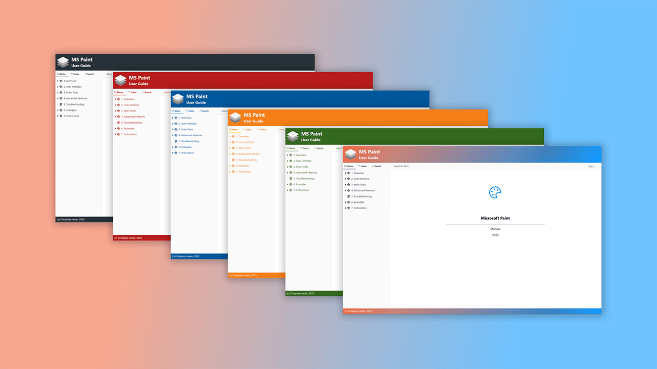 Ready-made guide templates Ready-made guide templates