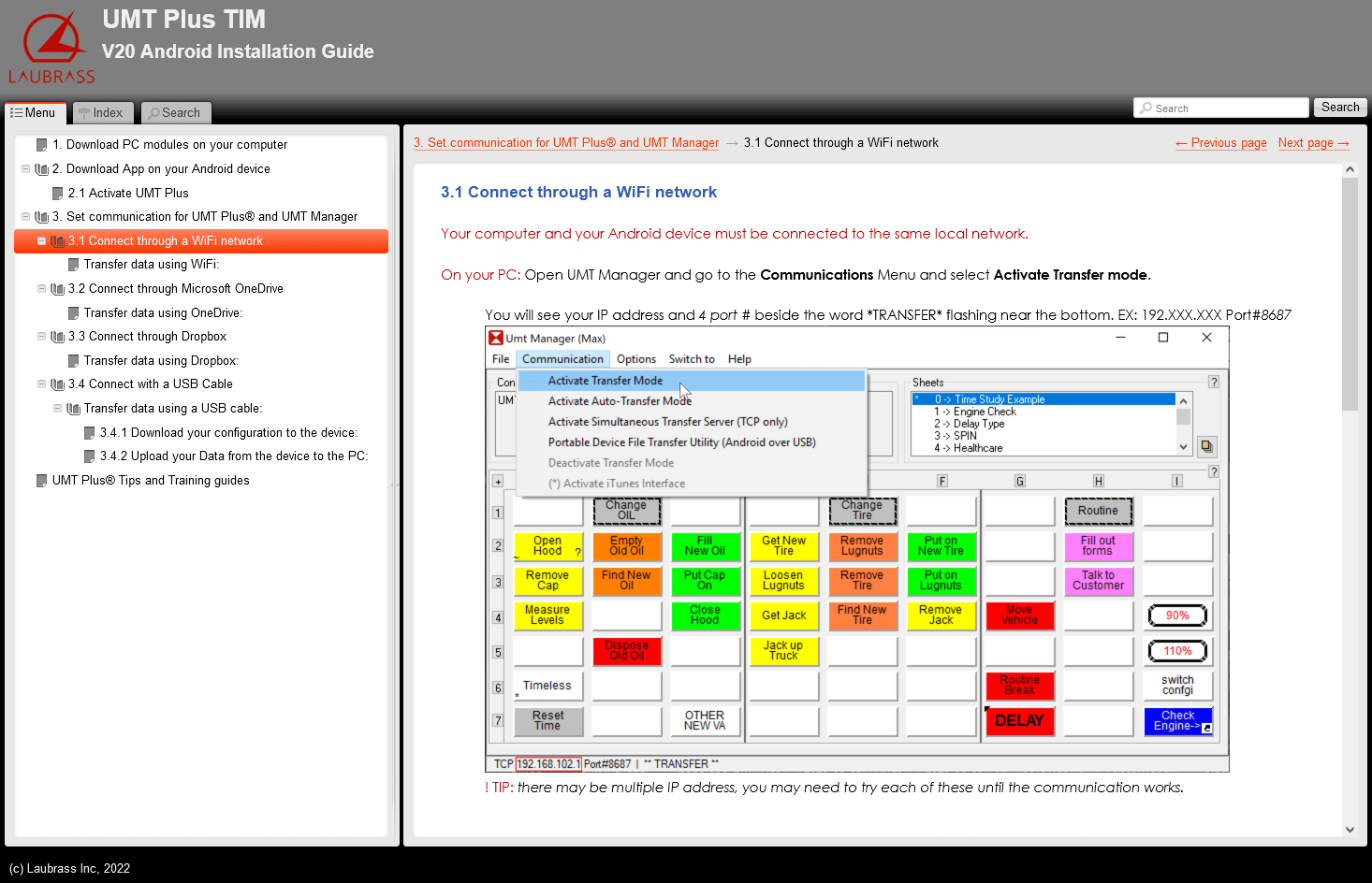 Laubrass uses Dr.Explain as the only solution for their user manuals