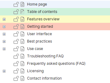 Free user manual template for the software Free user manual template for the software