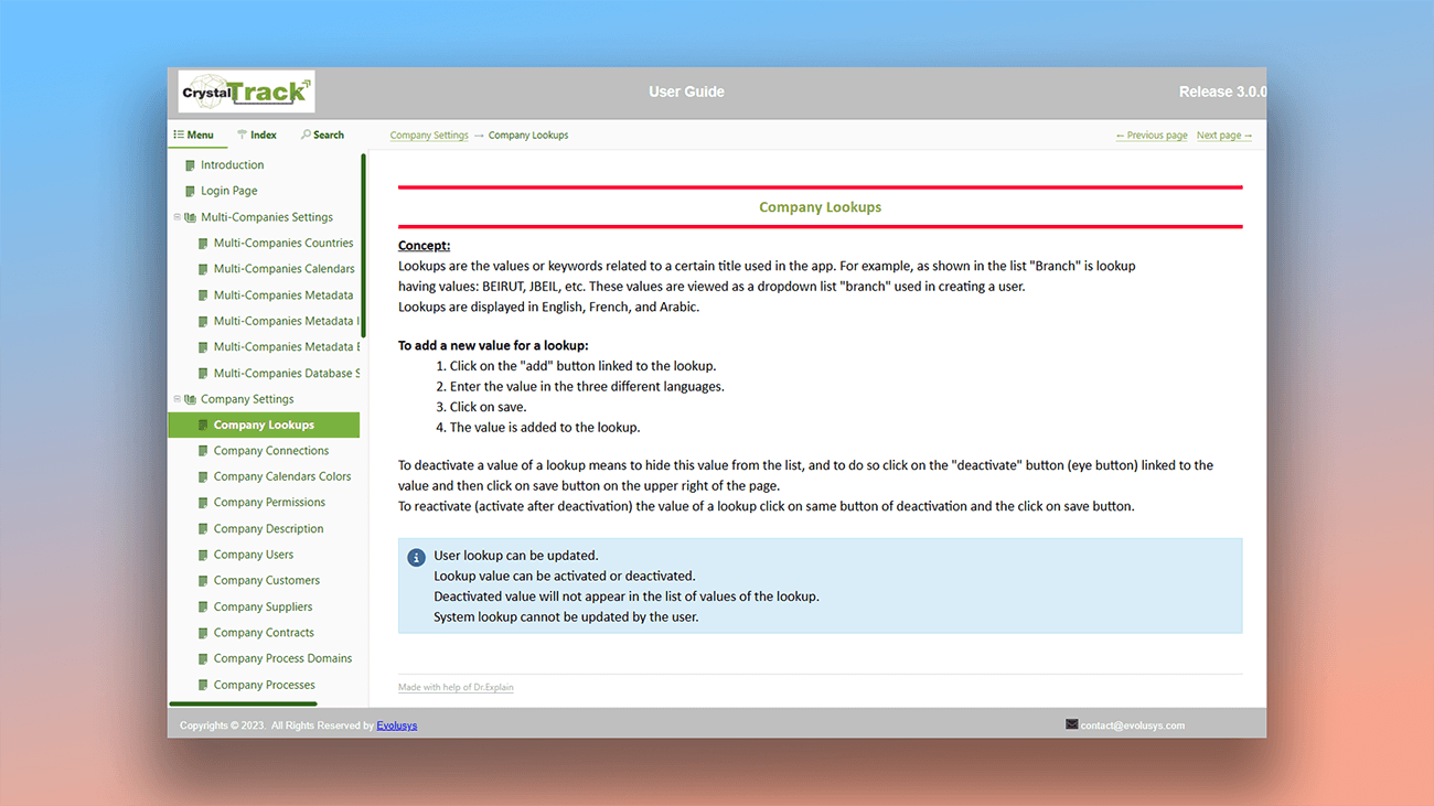 annotated user guide example