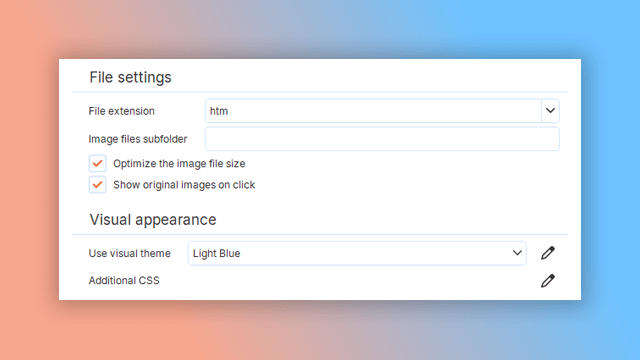 customizing user guide styles with CSS