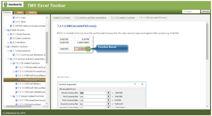 ERP-system user manual interface