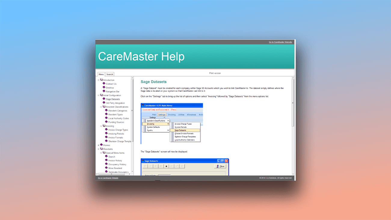 context window help file